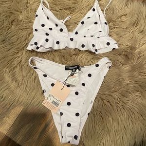 Missguided polka dot bikini